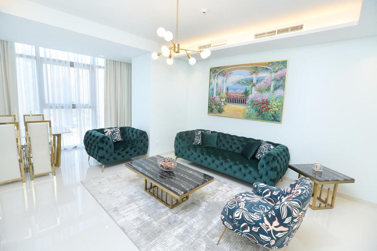 Paramount Midtown -Stunning 2 Bedroom Apt With Burj-Khalifa View ดูไบ ภายนอก รูปภาพ